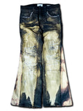 "acidV2" flared jeans