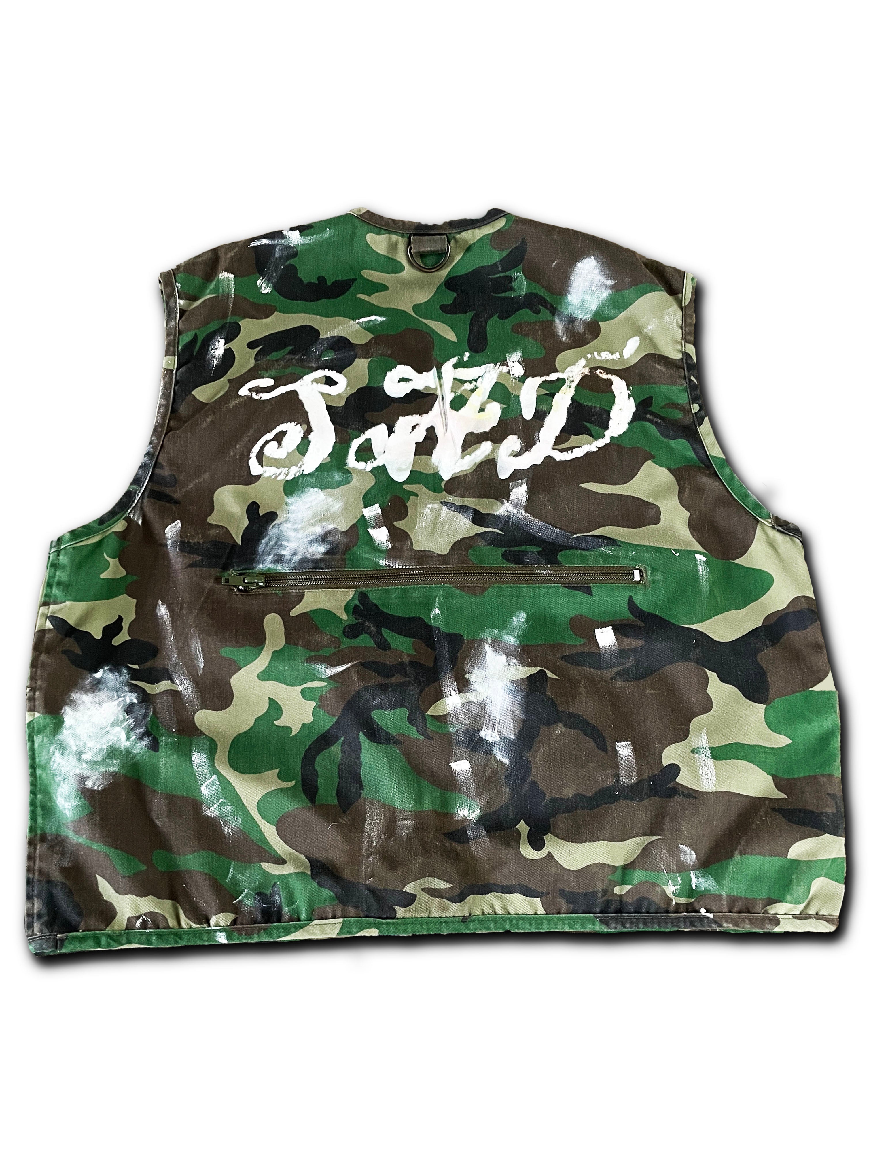 camo-combat vest