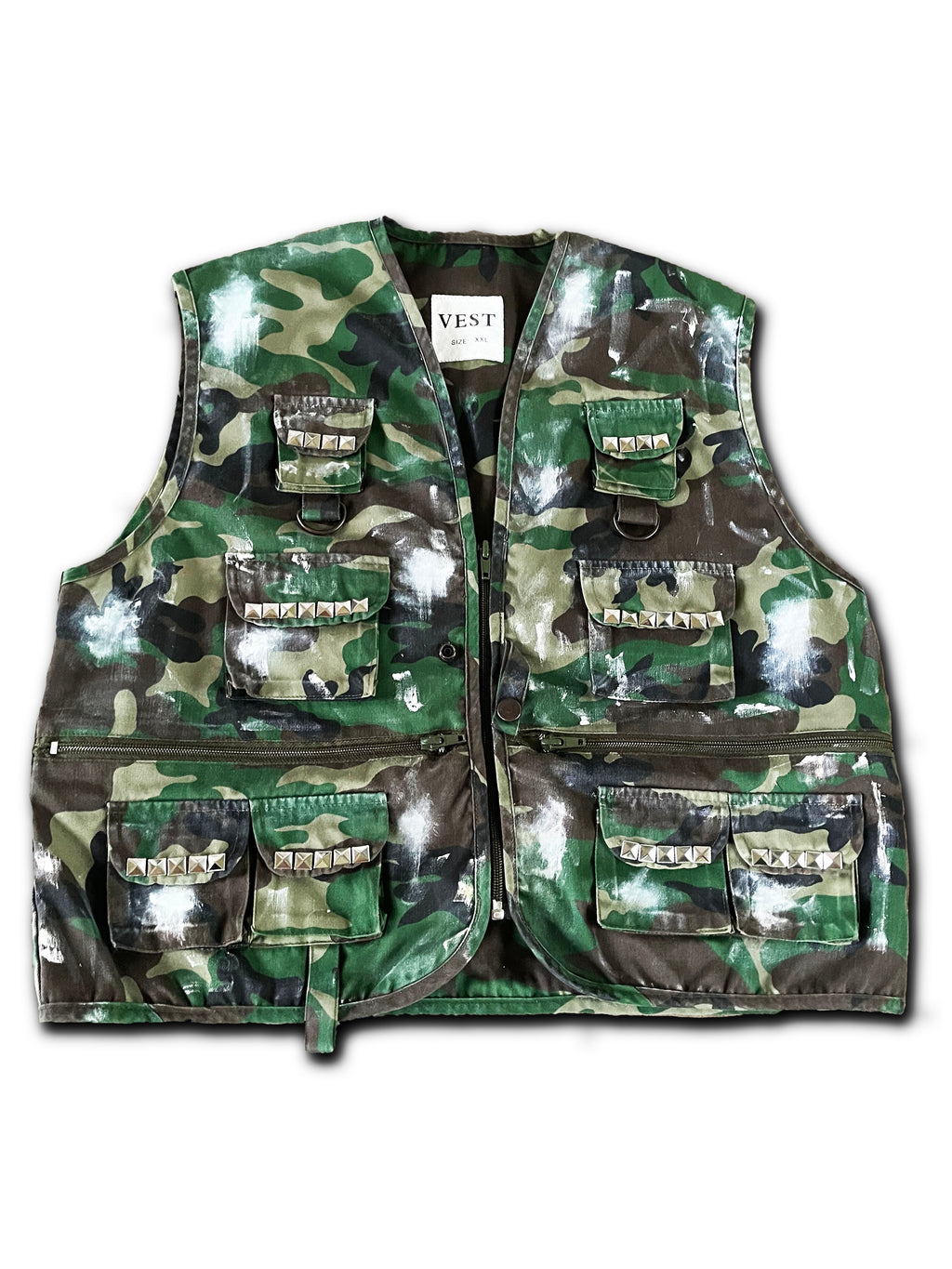 camo-combat vest