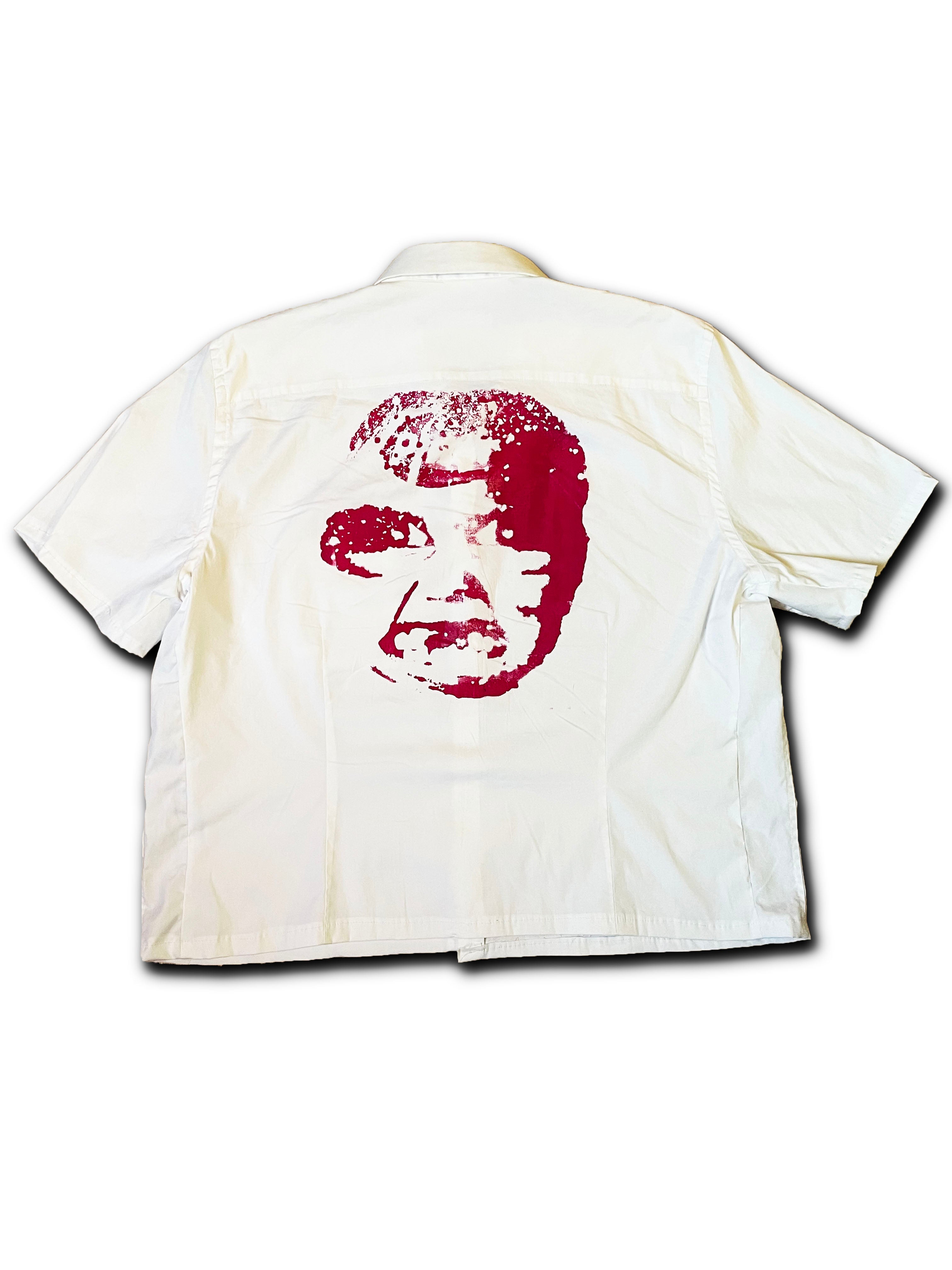 "sad" button-up
