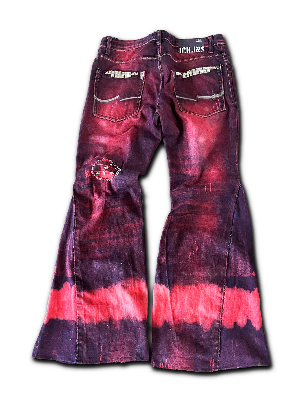 "singularity" flared jeans