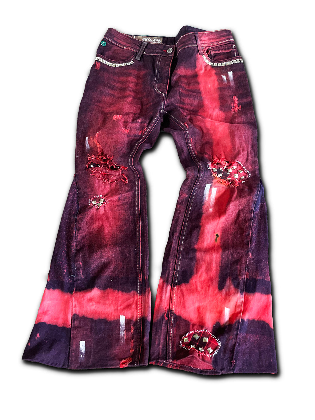 "singularity" flared jeans